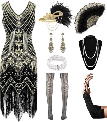 1920s style dress - dress, &