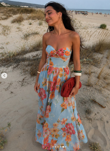 Zara 2026 strapless blue - 2026,