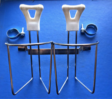 NOS VINTAGE MANSFIELD DOUBLE BOTTLE CHROME CAGE HANDLEBAR FIT,IDEAL FOR L'EROICA