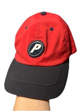 Vintage Palace Skate Cap One Size Red and Black  Adjustable 
