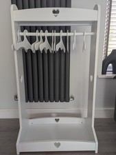 Great Little Trading Company Sweetheart Dressing Rail With Extra Hangers.