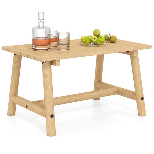 Solid wood outdoor - solid, coffee