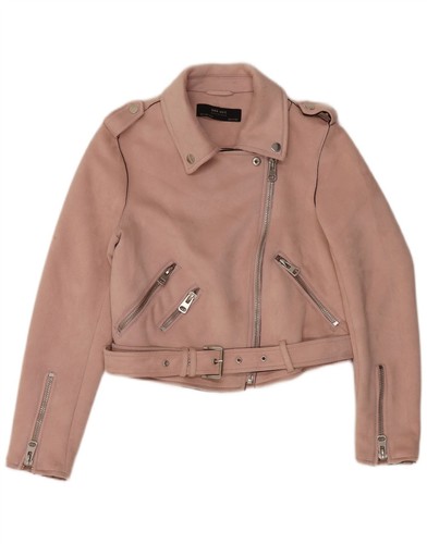 Zara womens crop faux - zara, suede