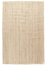 Extra Large Hand Braided Jute Rug, Cream/ Off White, 300 X 360cm