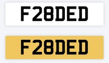 FADED Private number plate
