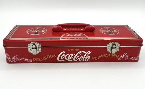 Coca cola metal lunchbox - coca-cola, or