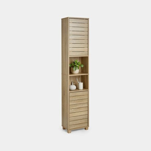 Vonhaus bathroom cabinet oak - bathroom,
