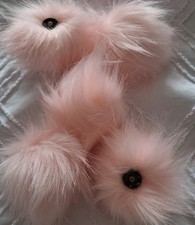  ** new** 5 X pink faux fur