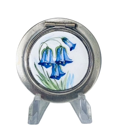 Art deco enamel powder compact - deco,