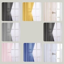 Plain Voile Curtain Panel net