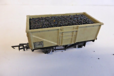 OO Gauge Mainline 16T Mineral Wagon BR Grey with Coal Load. Different Coupling.
