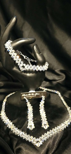 Necklace bracelet earrings - earrings, 3