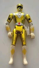 Mighty Morphin Power Rangers Yellow Ranger Metallic Chrome Gold 1995 