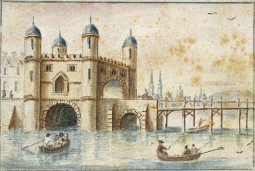 City bridge miniature - city,