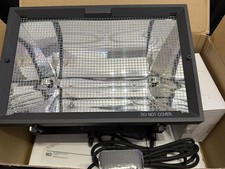 Knightsbridge Heater 230V IP24 1.3kW Infrared Heater Black (no light bulb)