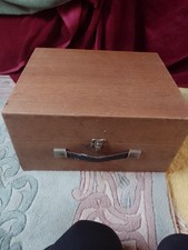 Vintage Portogram H.F.10  Record Player  In Wooden Case