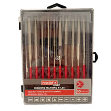 10 x Precision Diamond Warding Files Set  For Metal, Glass, Ceramics, Hard Steel