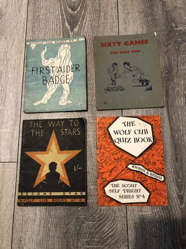 Rare vintage wolf cub books - rare,