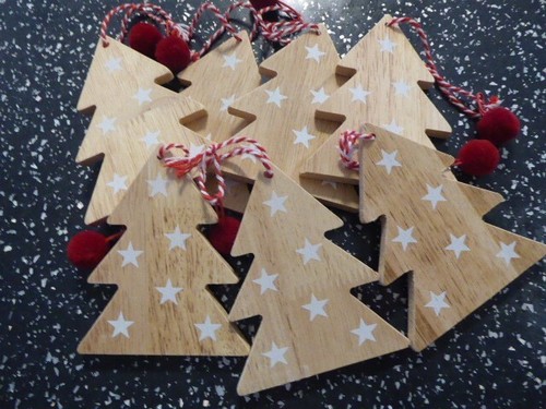 Wooden christmas tree - 7, x