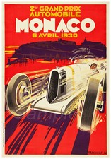VINTAGE 1930 MONACO GRAND PRIX