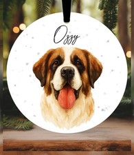 St Bernard Dog Christmas