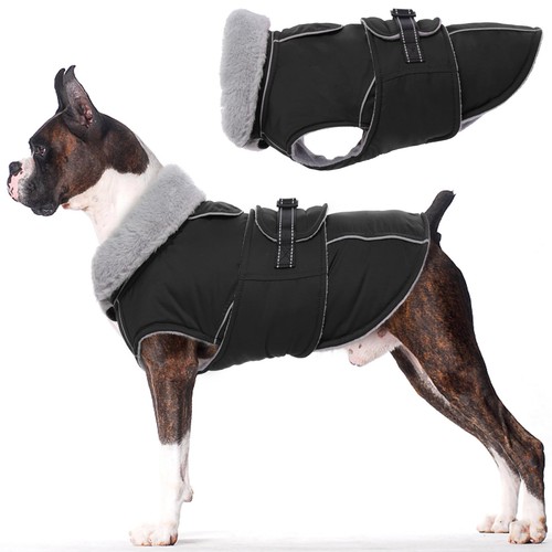 Warm dog coat waterproof - warm,