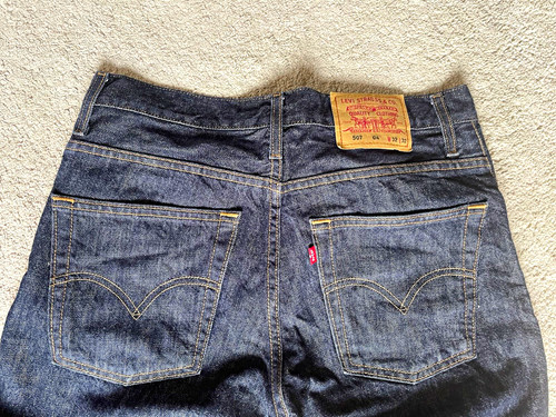 Levi 507 men dark blue - dark,