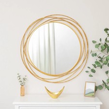 Extra large round antique gold