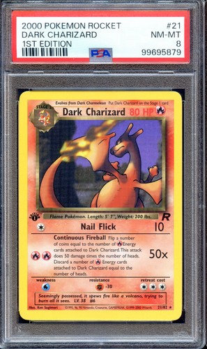 Psa dark charizard 82 - dark,