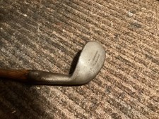 St Andrews Rut/ Track/ Niblick Hickory Shafted Golf Iron 1900s.