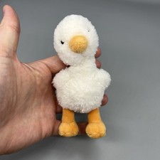 Jellycat White Diddy Duckling Retired VGC Approx 13cm Tall Plush Soft Duck
