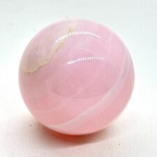 POLISHED PINK ONYX SPHERE STONE ORB MINERAL GEM CRYSTAL DECORATIVE HEALING BALL