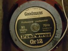 70's GOODMANS 2 x 12" CAB -