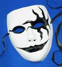 Kiss Mask White Black Glam