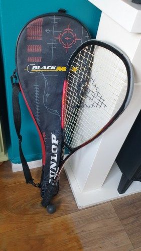 Dunlop black max squash - black,