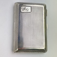 Antique Solid Silver Cigarette