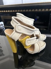 Vintage Balenciaga Paris Button Crème Shoes