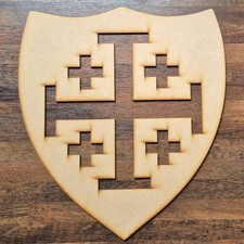 Wooden Large Jerusalem Cross