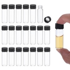 20PCS 4mL Clear Glass Vials