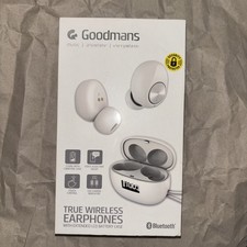 Goodmans True Wireless LCD Earphones – White 