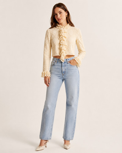Zara womens cream lace - zara,