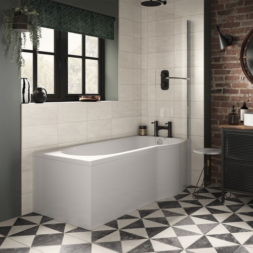 Trojan concert shaped shower - concert, p-shaped