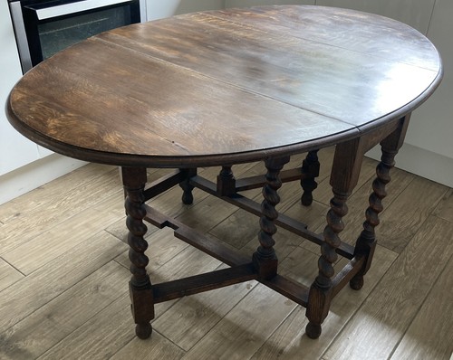 Vintage solid oak - solid, twist