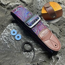Guitar Strap Purple Electric