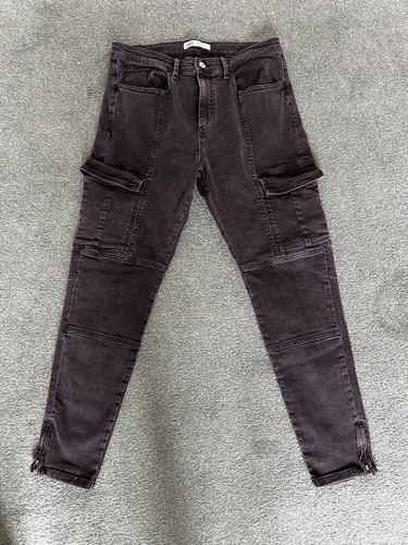 Zara mens black cargo jeans - mens,