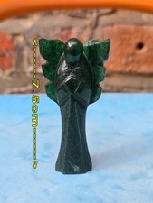 Hand Carved Green Jade Angel