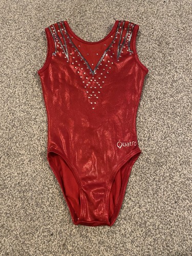 Red and silver blingy - silver, quatro