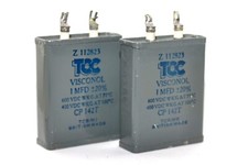 Pair of Paper in Oil Capacitor