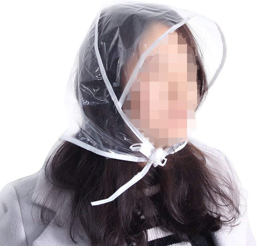Pcs rain hat - plastic, bonnet