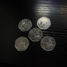 RARE ISLE OF MAN 50P COINS JOB LOT